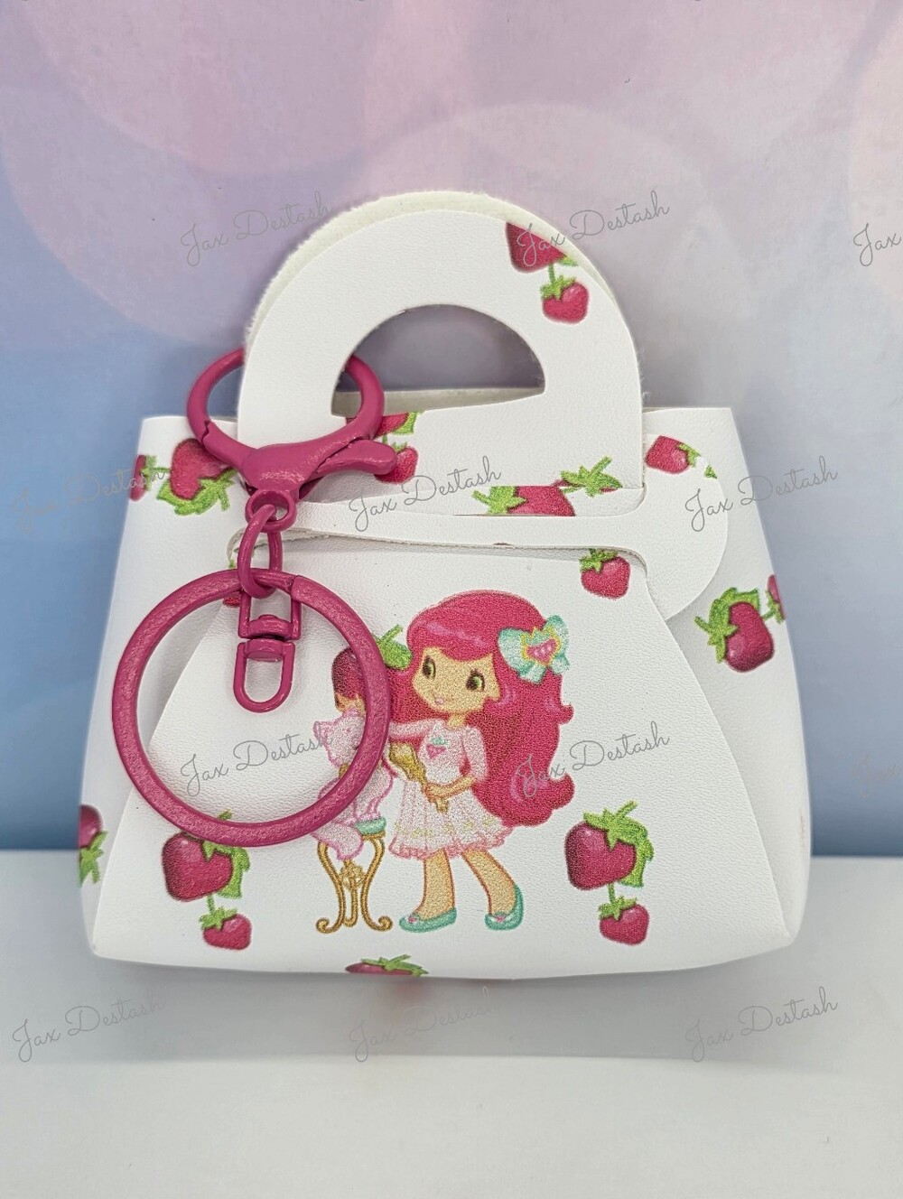 Strawberry Shortcake Mini Purse/Key Charm - Picture 4 of 4